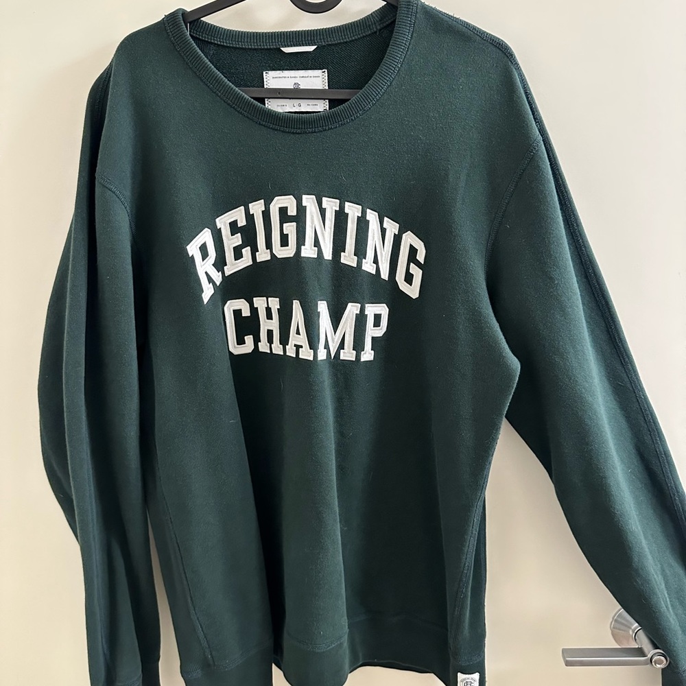Reigning Champ Collegiate Crewneck (Midweight Terry) - L